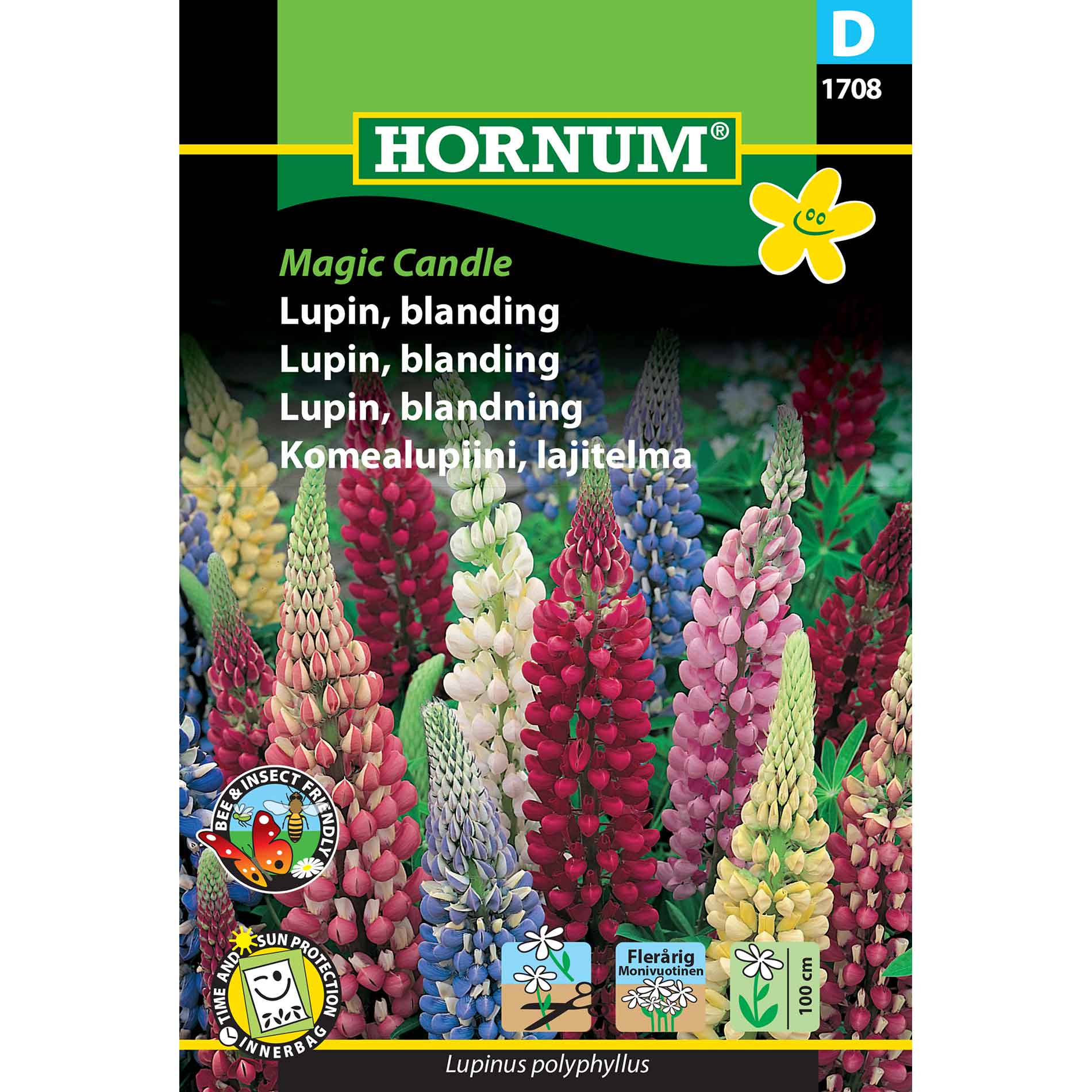 Lupin, blanding (D)