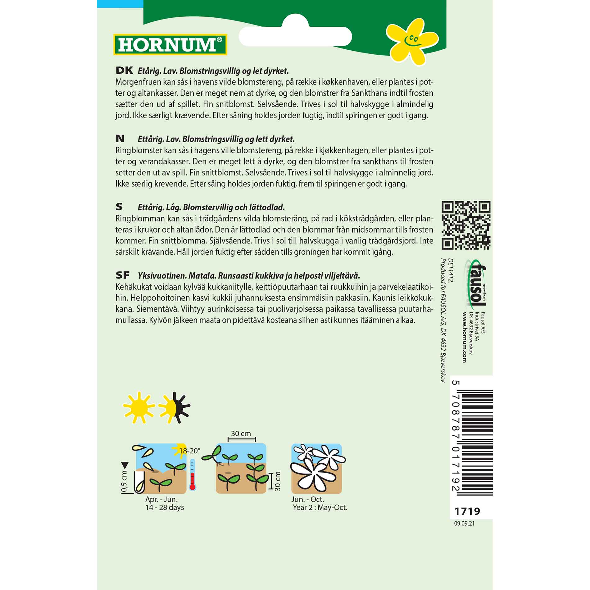 Marigold seeds - Fields - Springtime