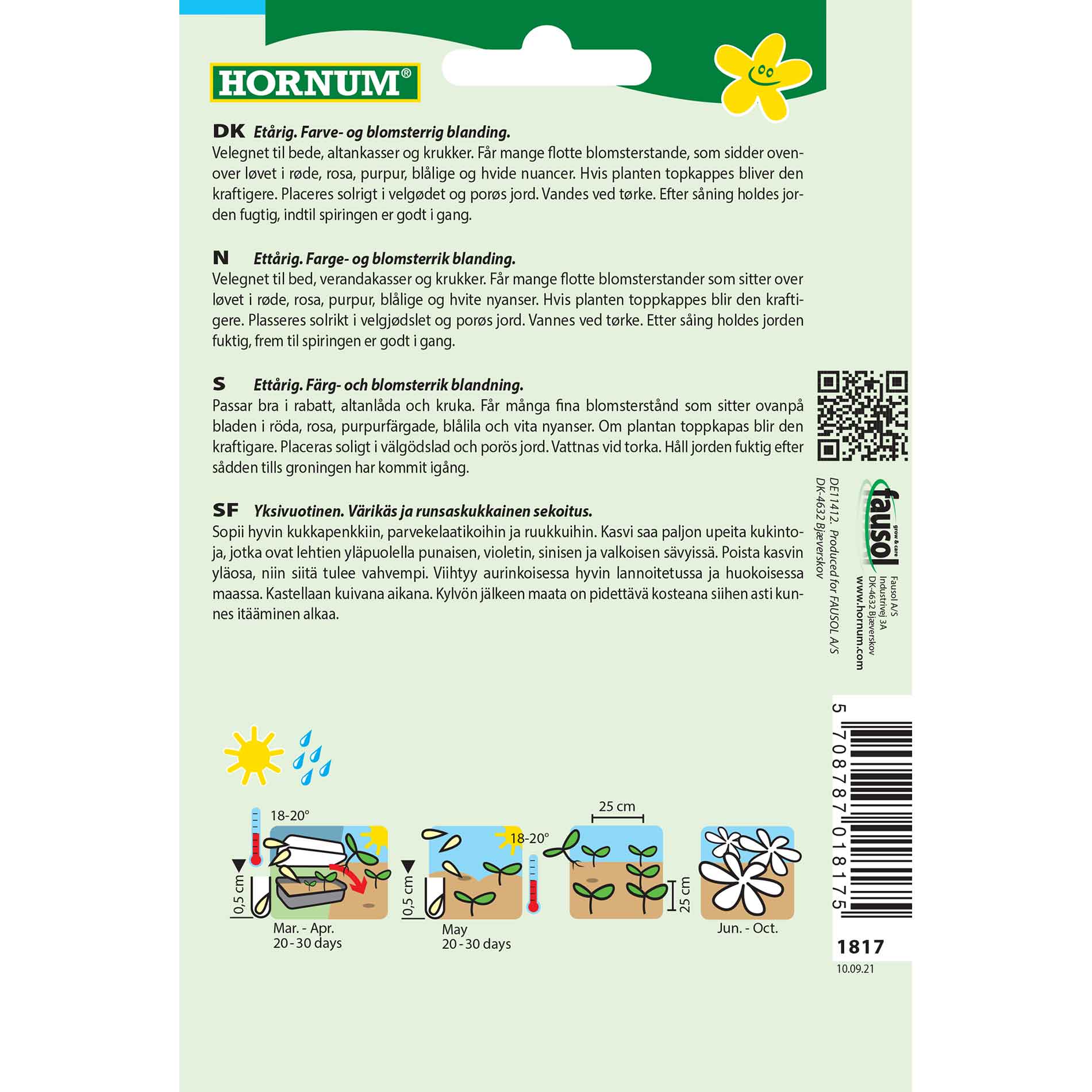 Verbena seeds - Garden mix - Romance Mix