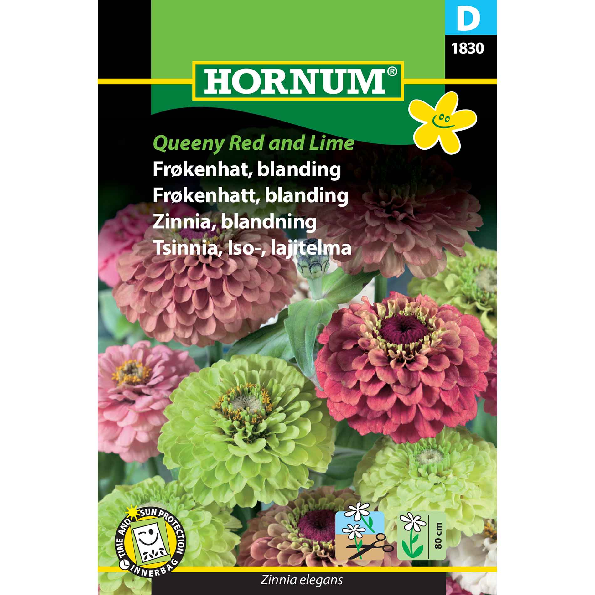 Lady's hat seeds - mix Queeny Red and Lime