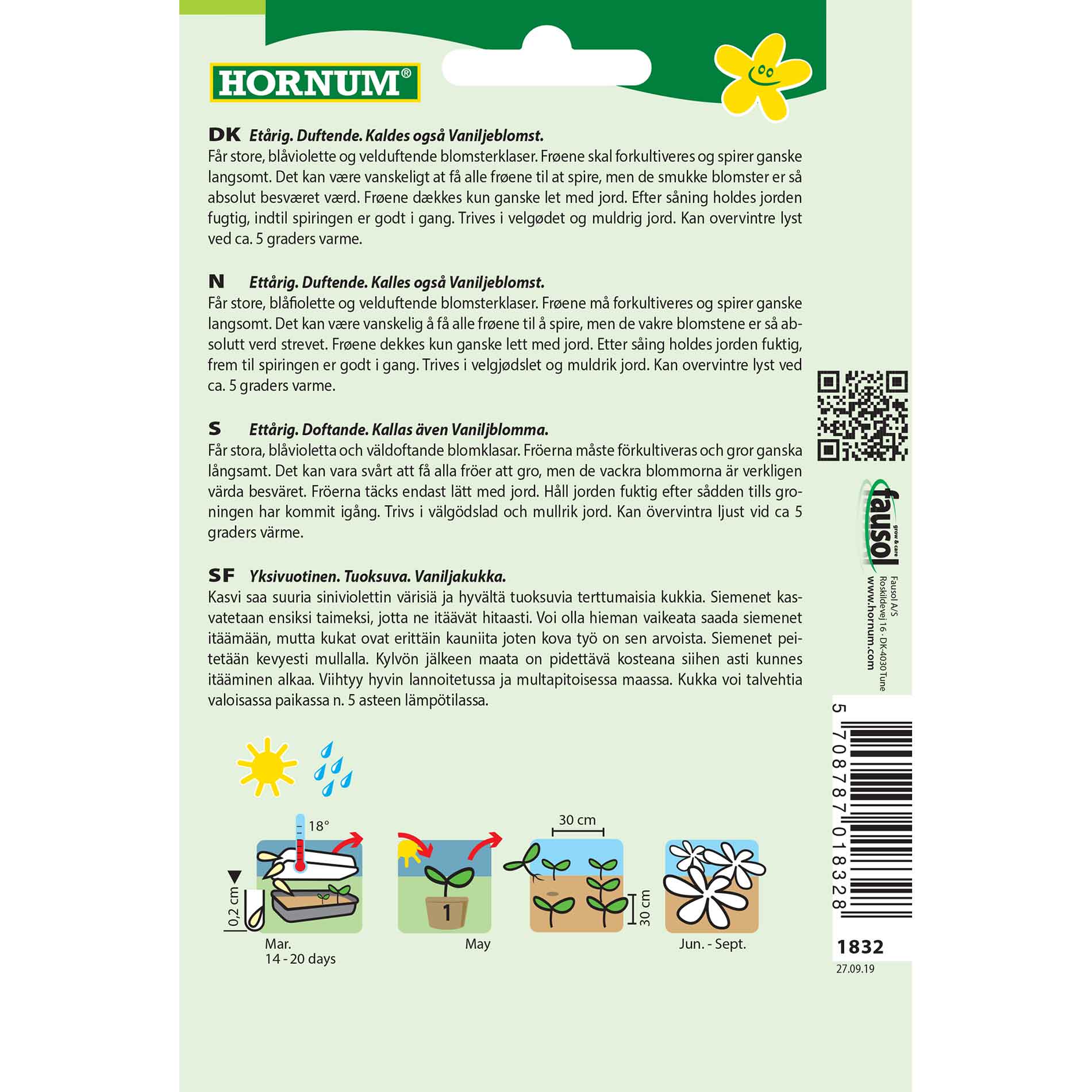 Heliotrope seeds - Vanilla