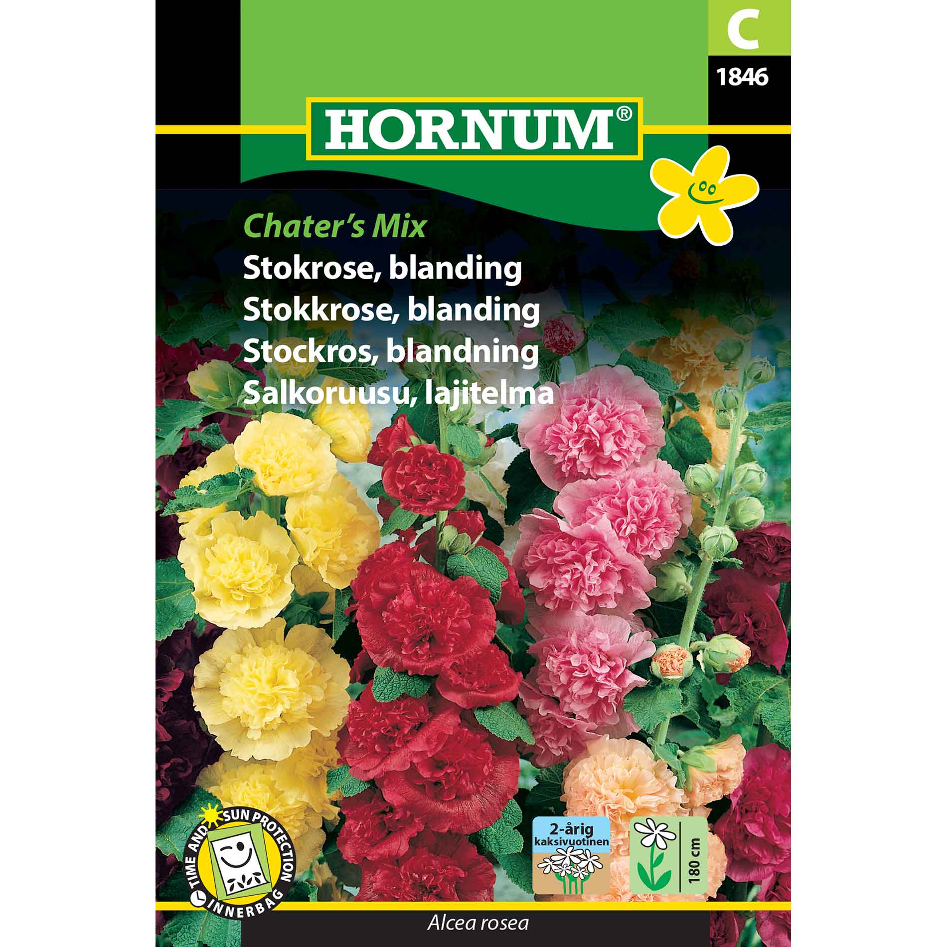 Hollyhock frön - mix - Charter's Mix