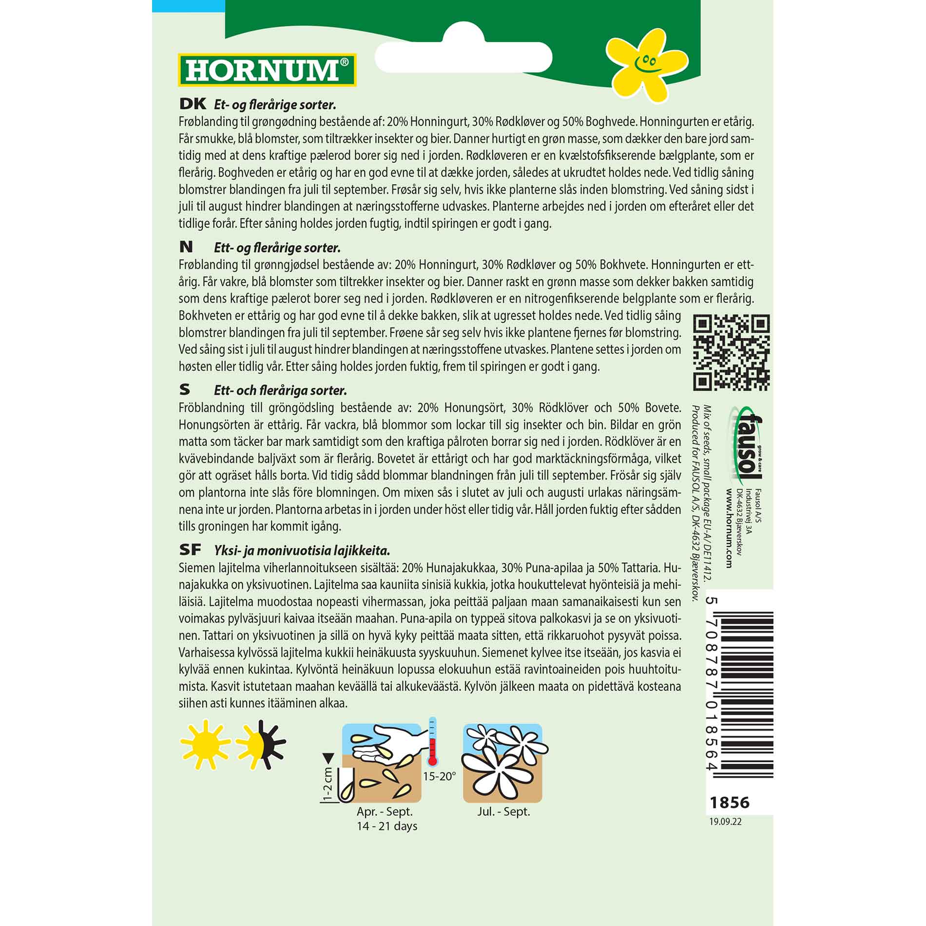 Gröngödselfrön - blandning