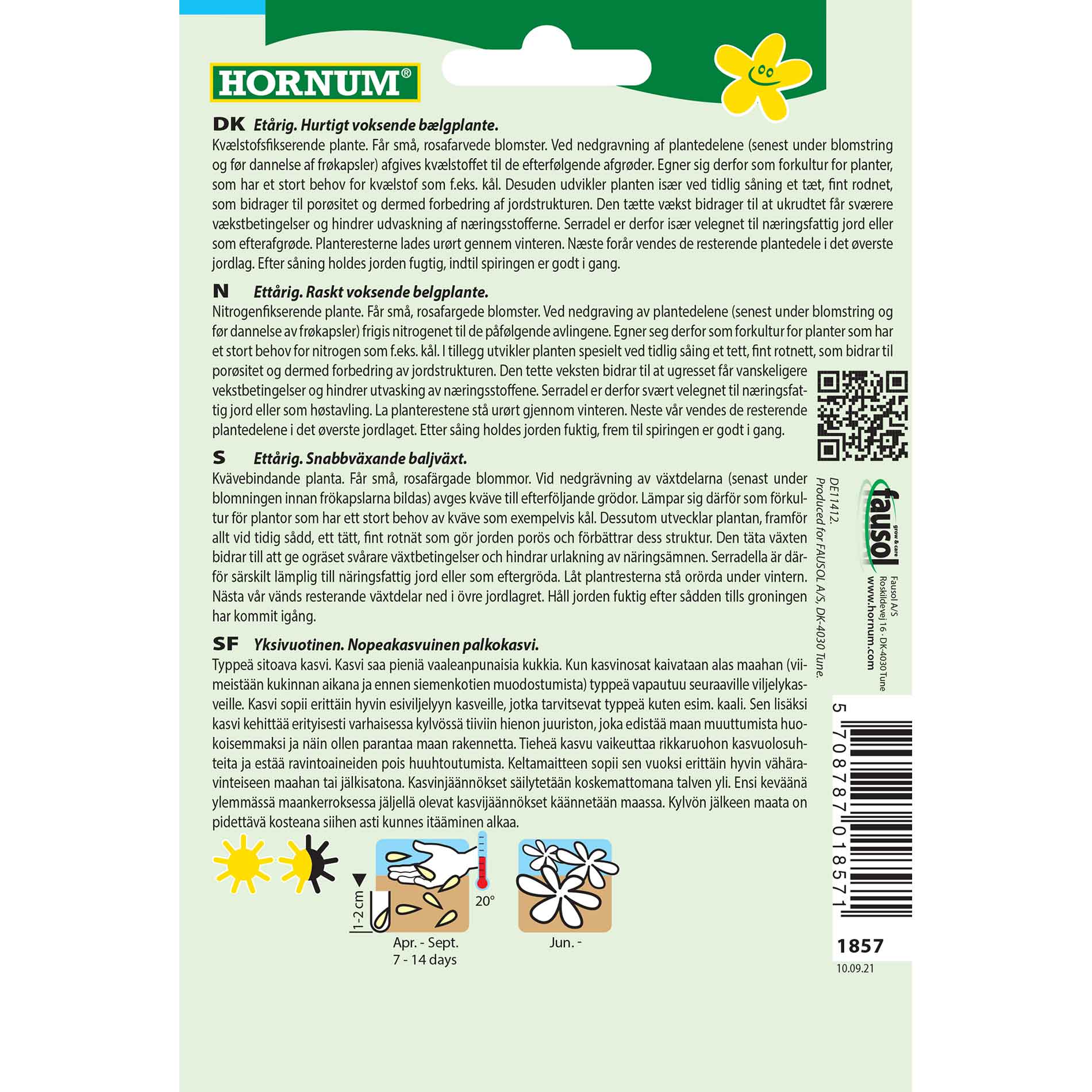 Green manure seeds - Serradel