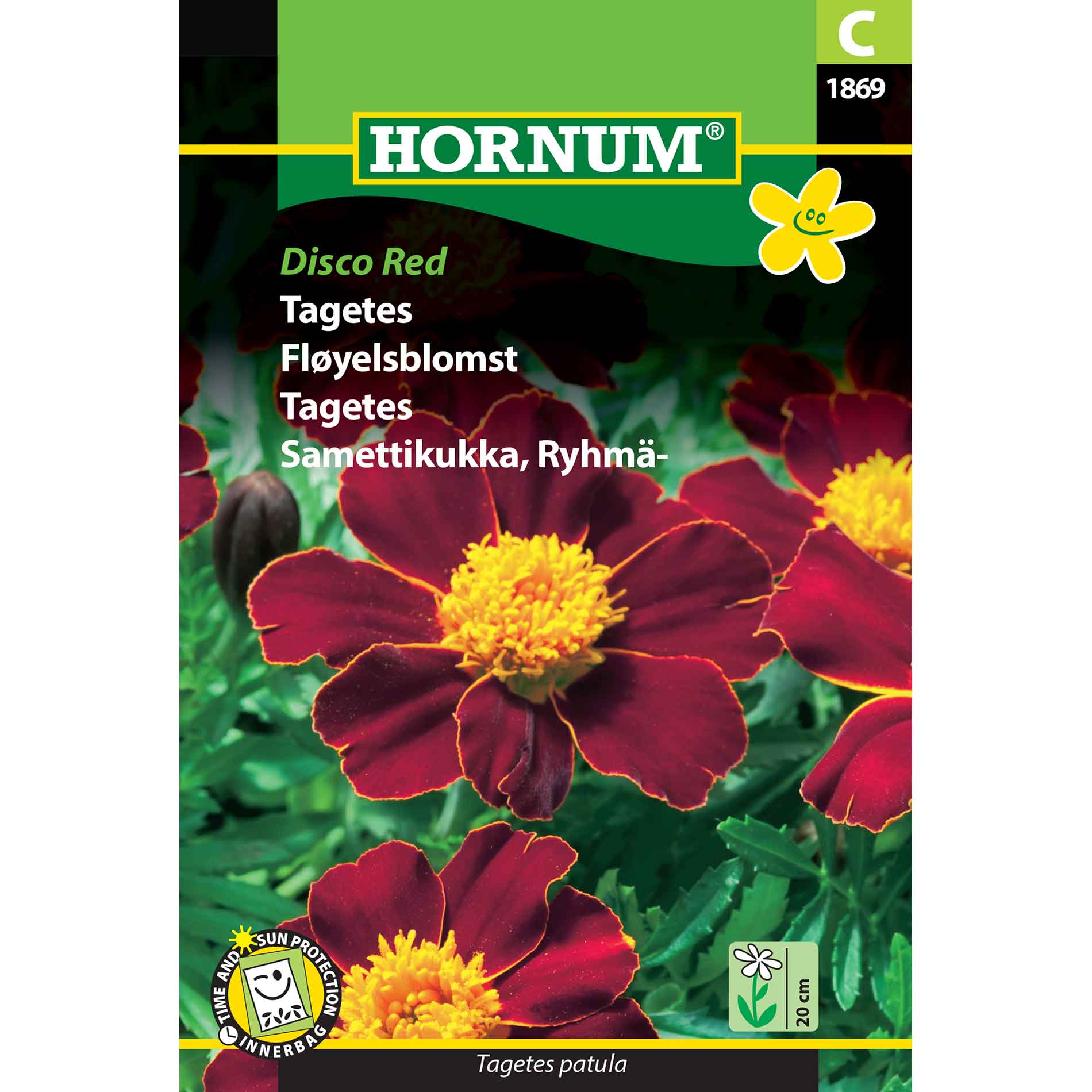 Marigold seeds - Disco Red