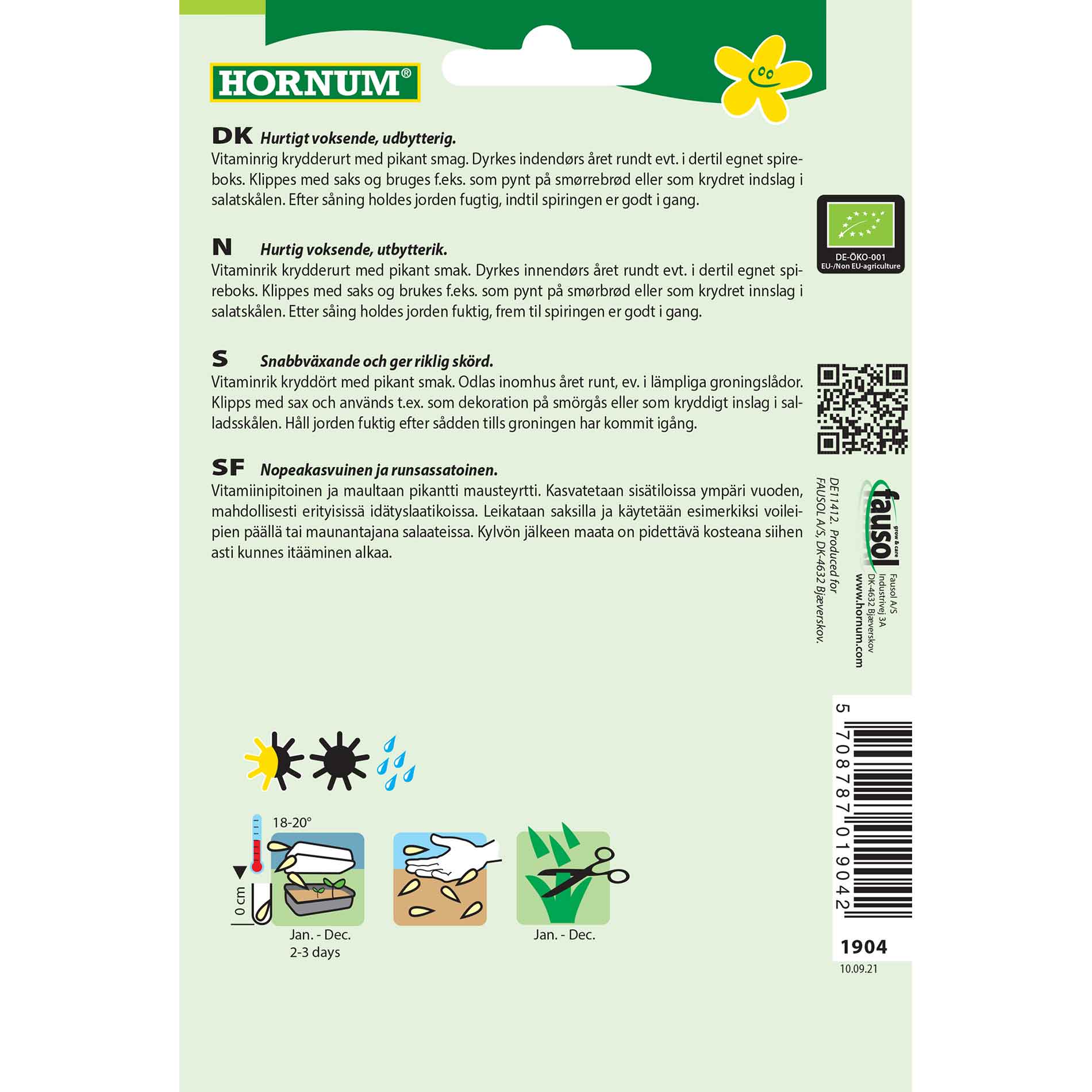 Krassefrön - Ekologiska