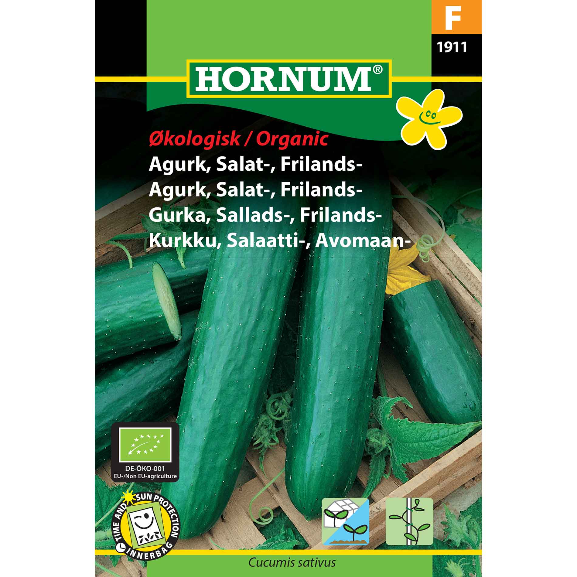 Cucumber seeds - Salad cucumber - Free-range - Sonja - Organic