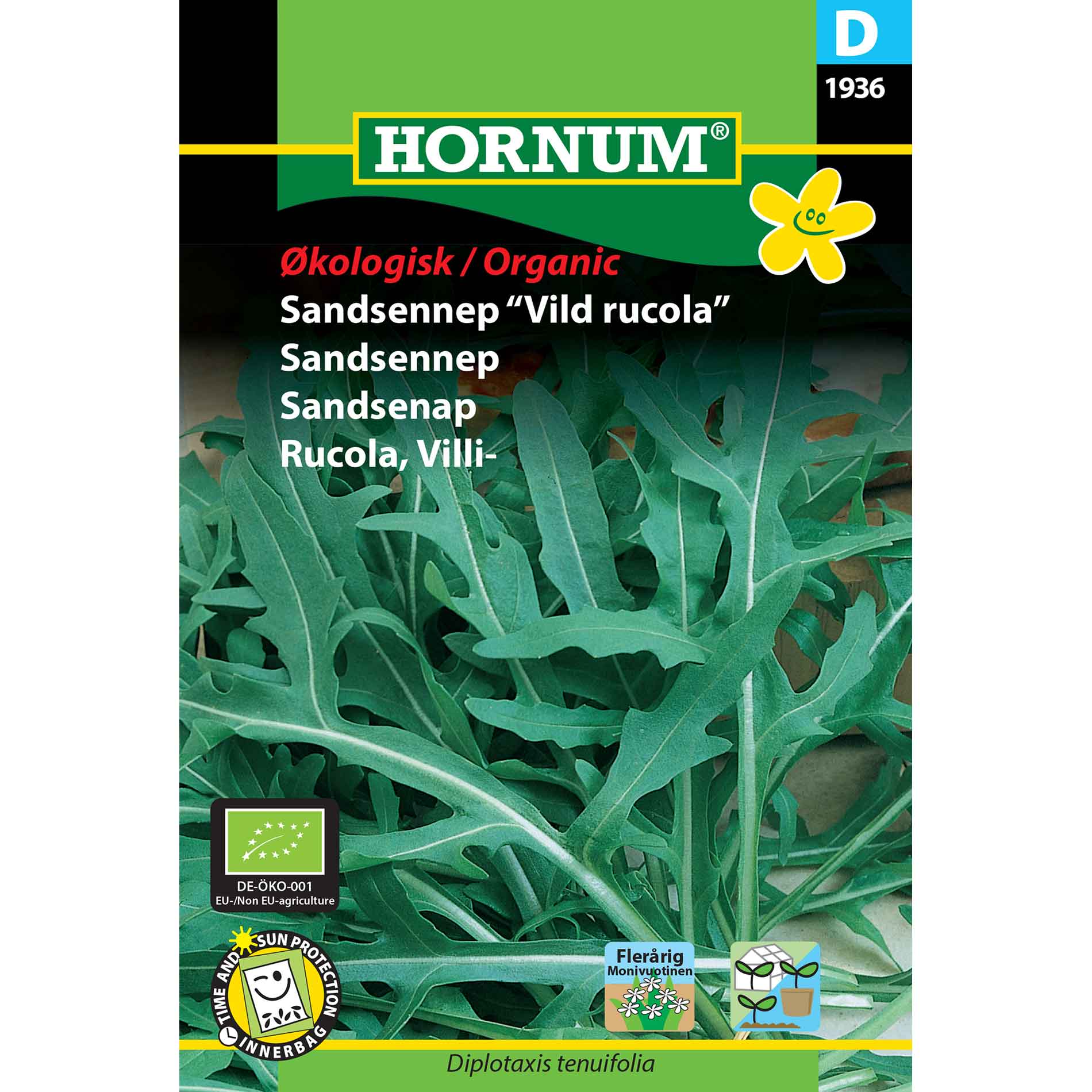 EKOLOGISK, Sandsenap, "Vild ruccola" (D)