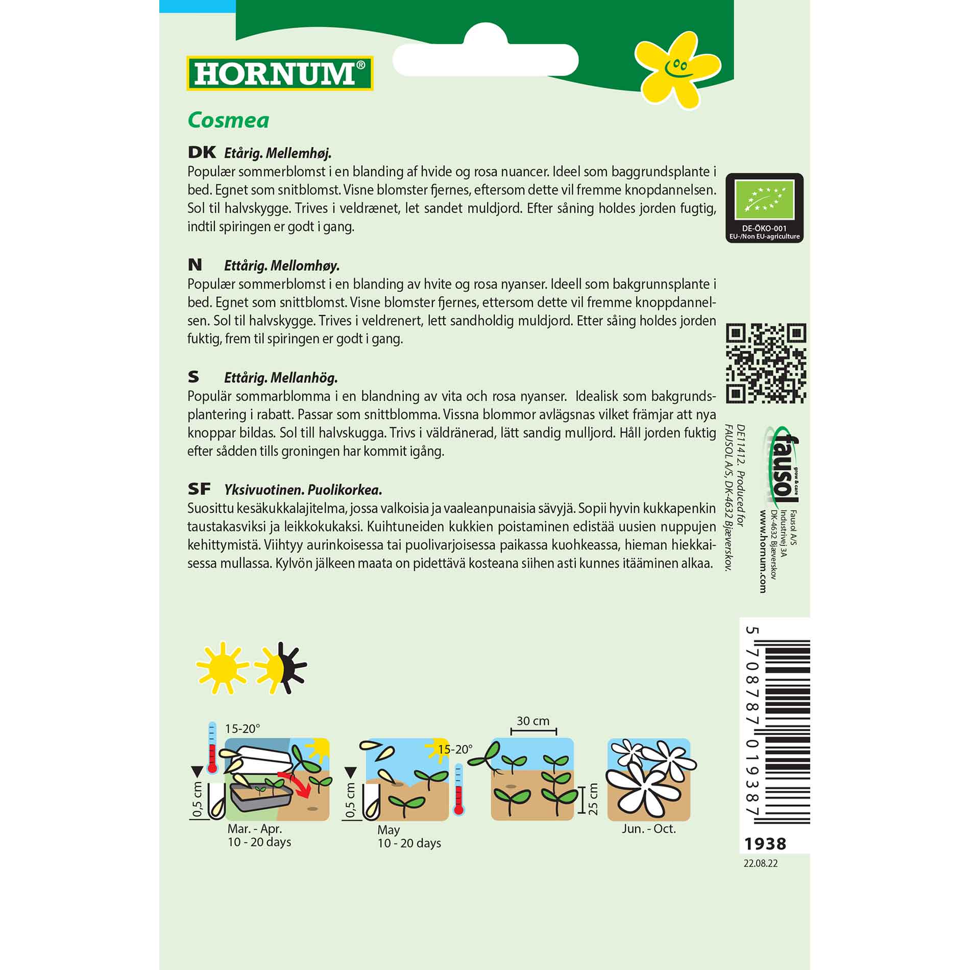 ECO, Stolt Kavaler, mix, Cosmea (D)