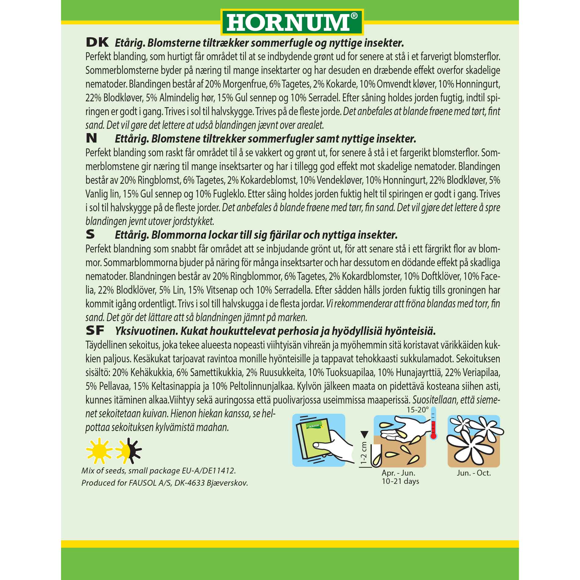 Mixture, Flower Paradise - 75 sq m.