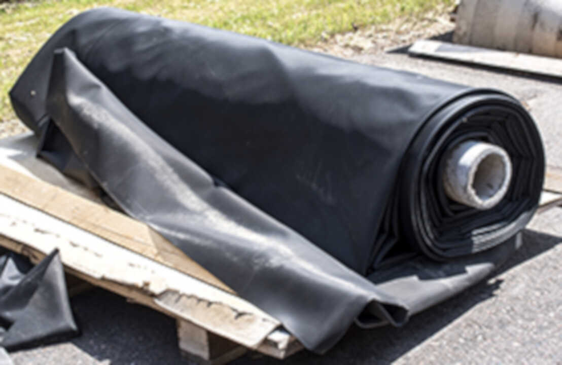 EPDM-folie 1 mm - 3,36 m (lb.m) x 30 m.