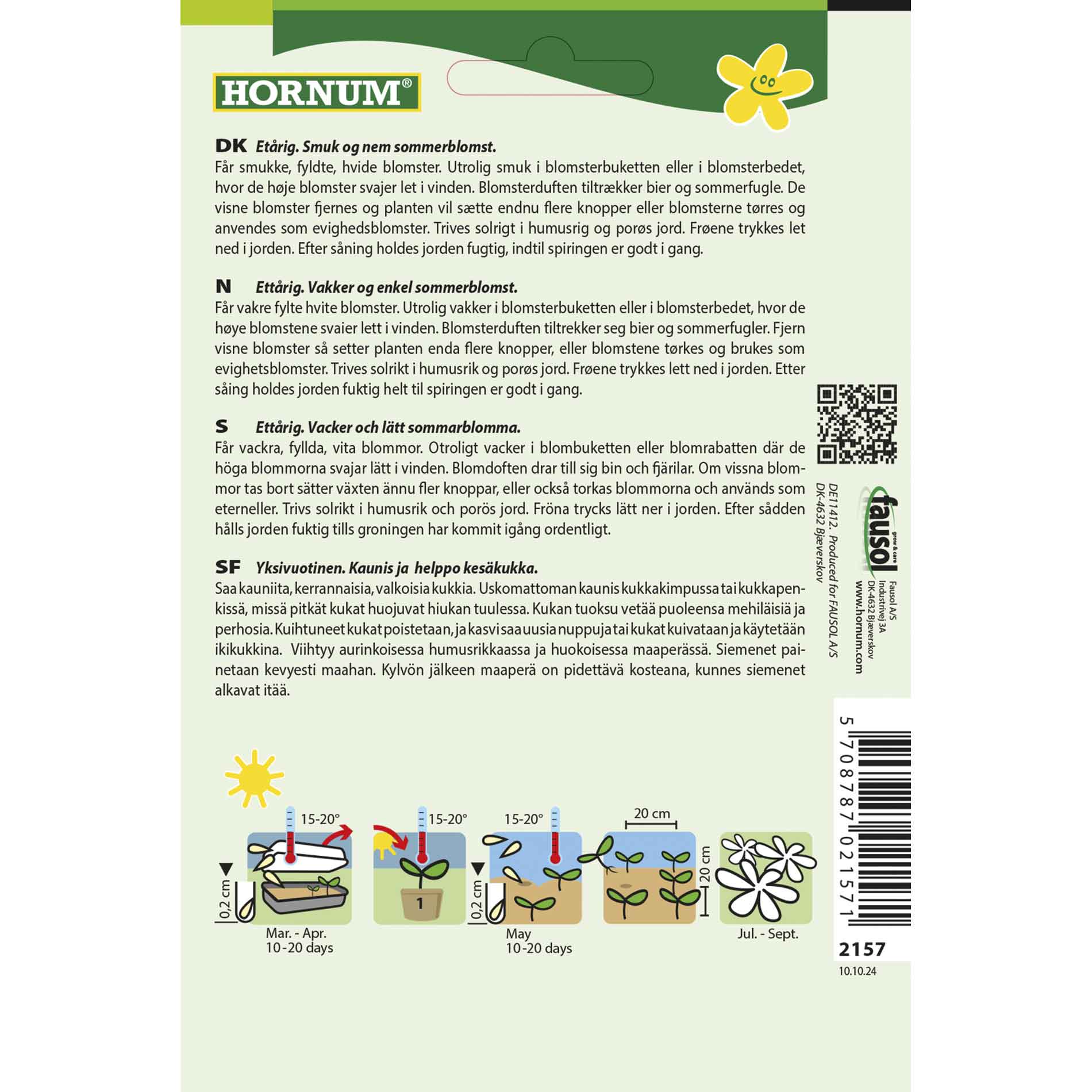 Widow's flower Snow Maiden