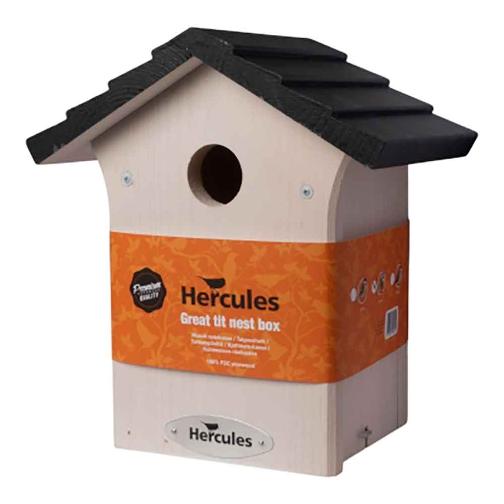 White nesting box pine