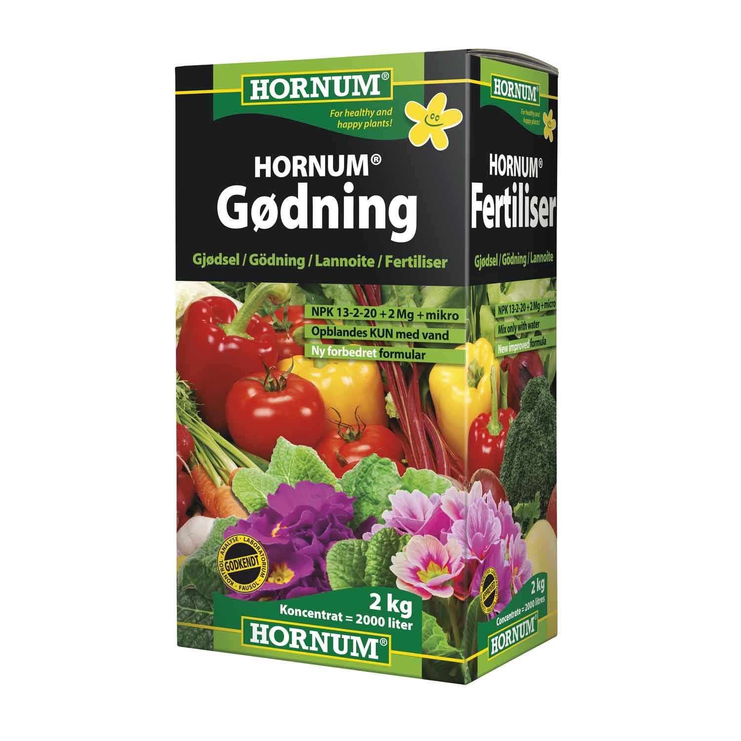 Gødning til opblanding 2 kg. - HORNUM
