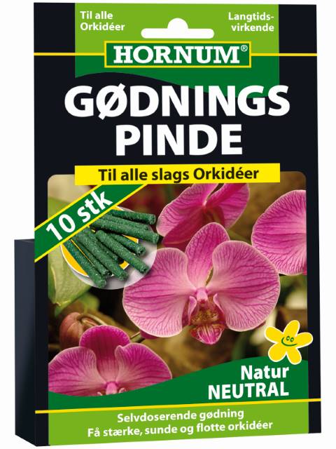 Gødningspinde til Orkide BD 10 pinde - HORNUM