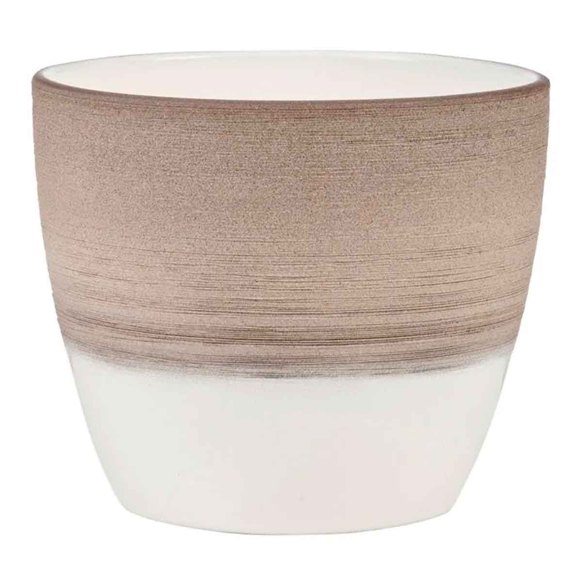 950/19 COVER-POT ESPRESSO CREAM