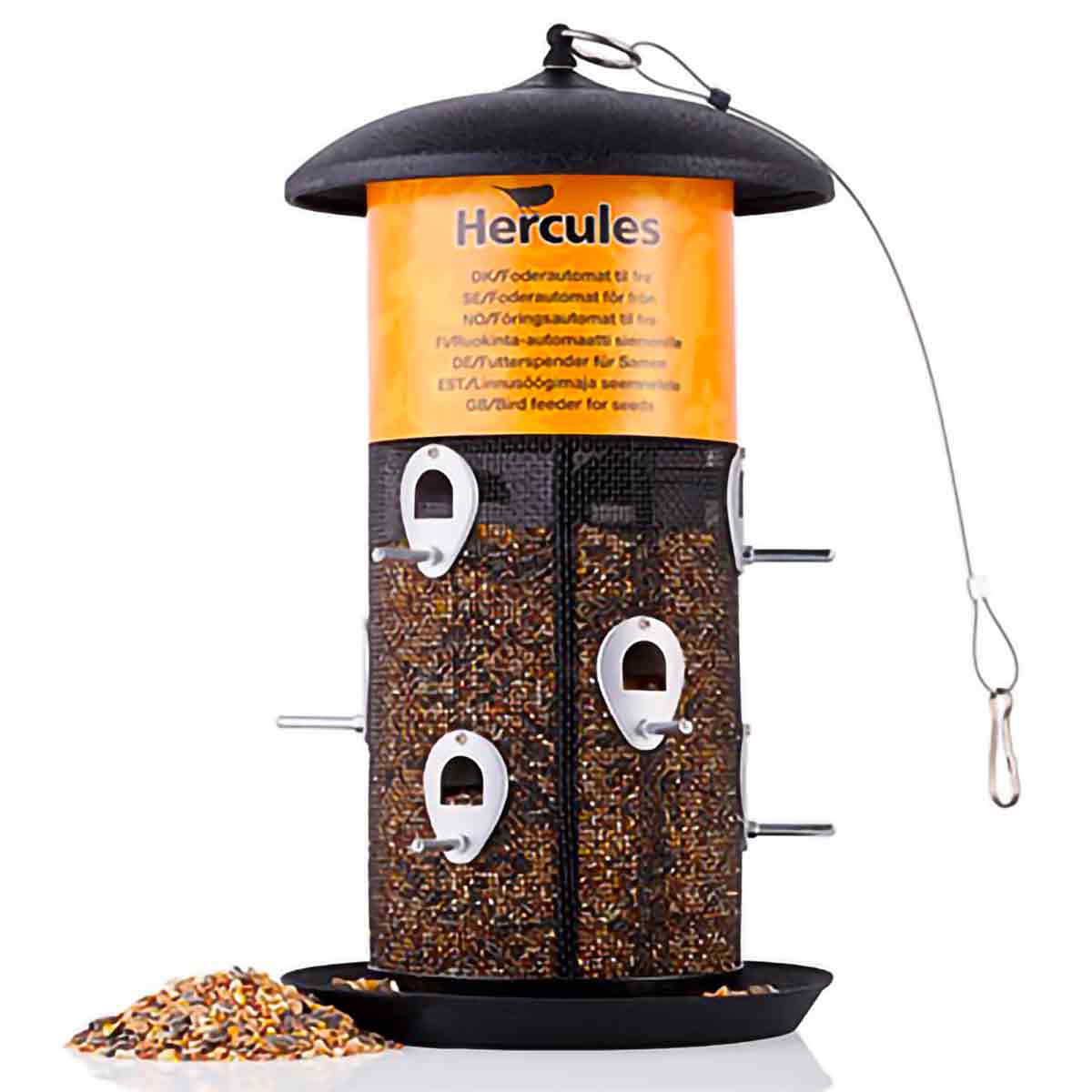 Bird feeder for seeds, large model for several birds