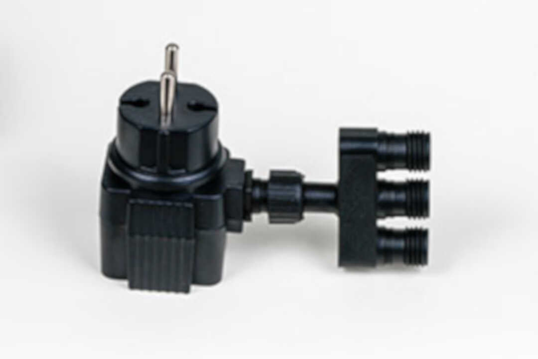 Transformator IP44 21 W inkl. 3-fördelare