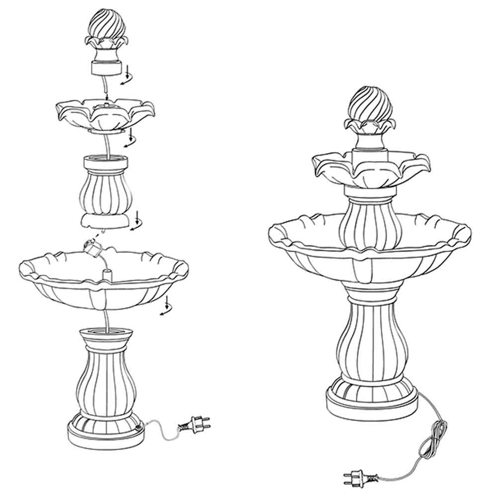 Dekorsæt PT Fontæne