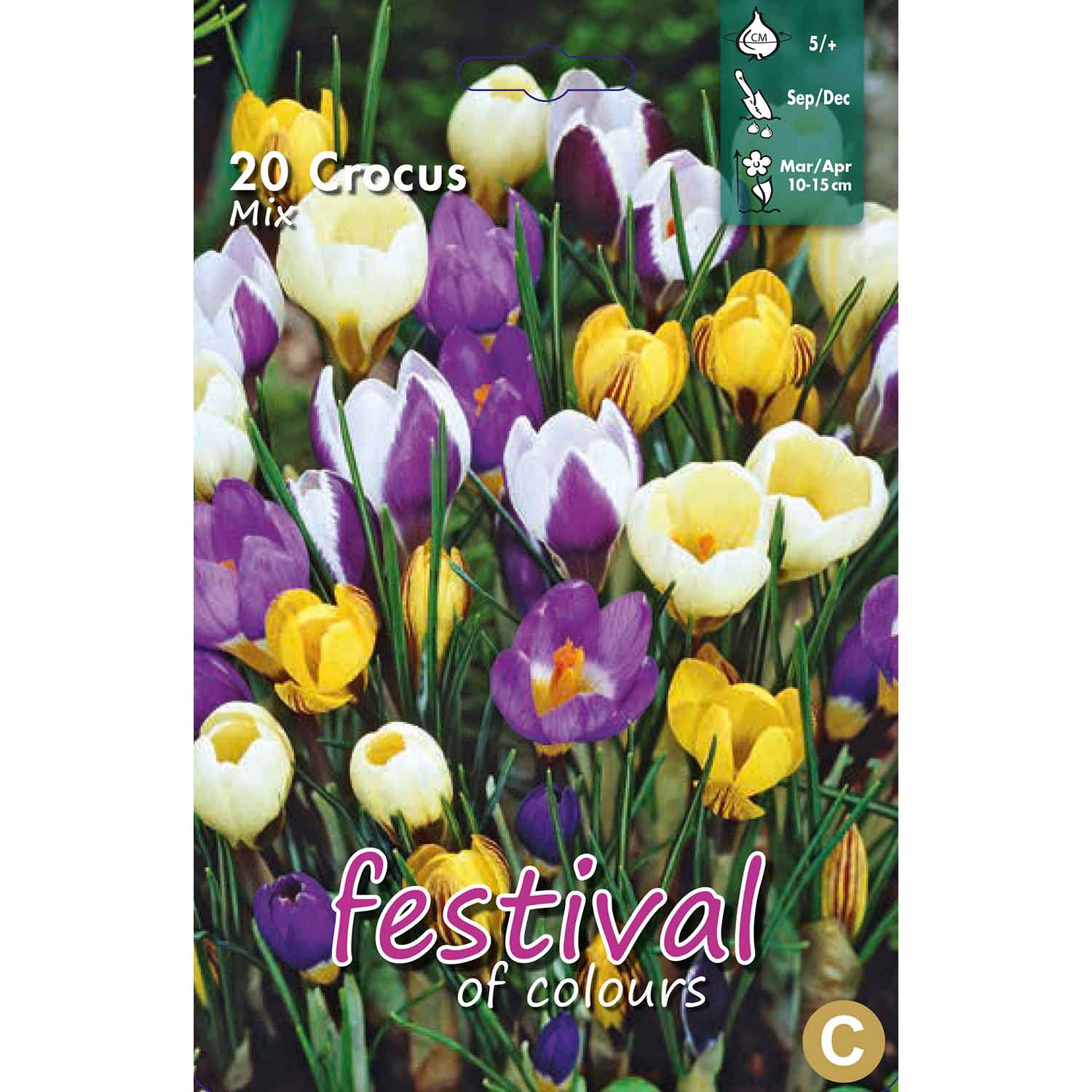 Crocus Botanisch Gemengd, 5/+ 15stk