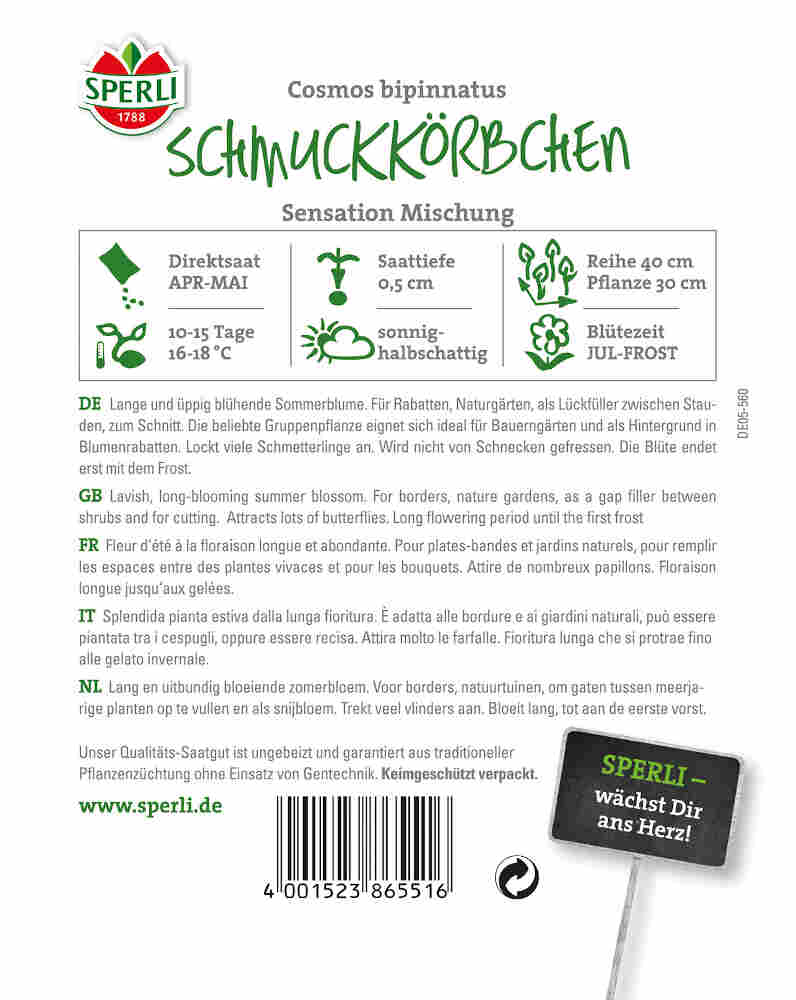 Stolta Kavaler frön - Sensation Mixture