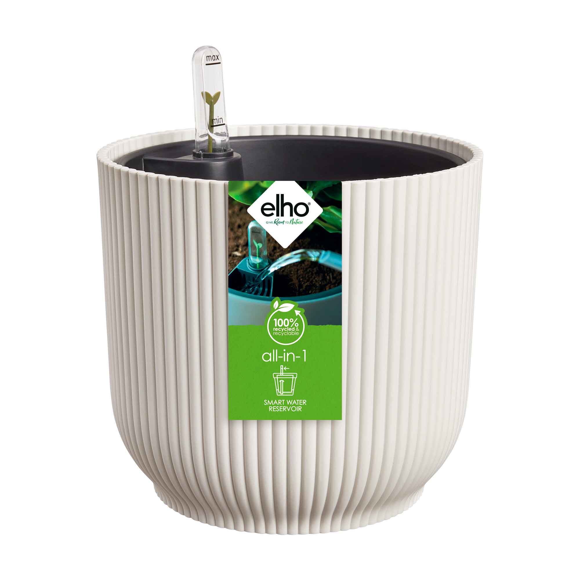 all-in-1 vibes rouind 18 linen white