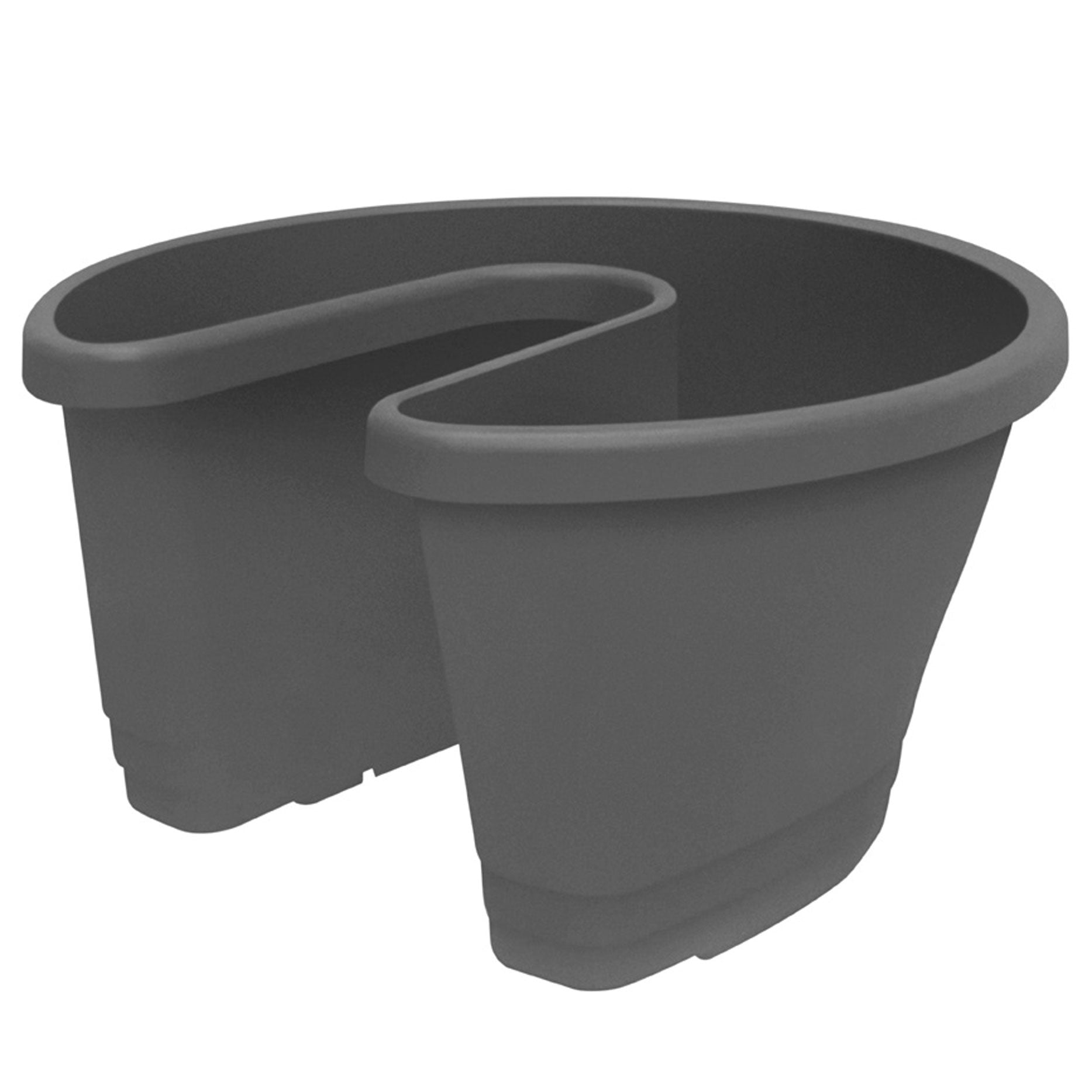 plant pot stopper Door stops and flower pot in the color Anthracite