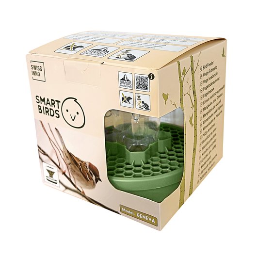 Bird Feeder Smart Birds Geneva light green