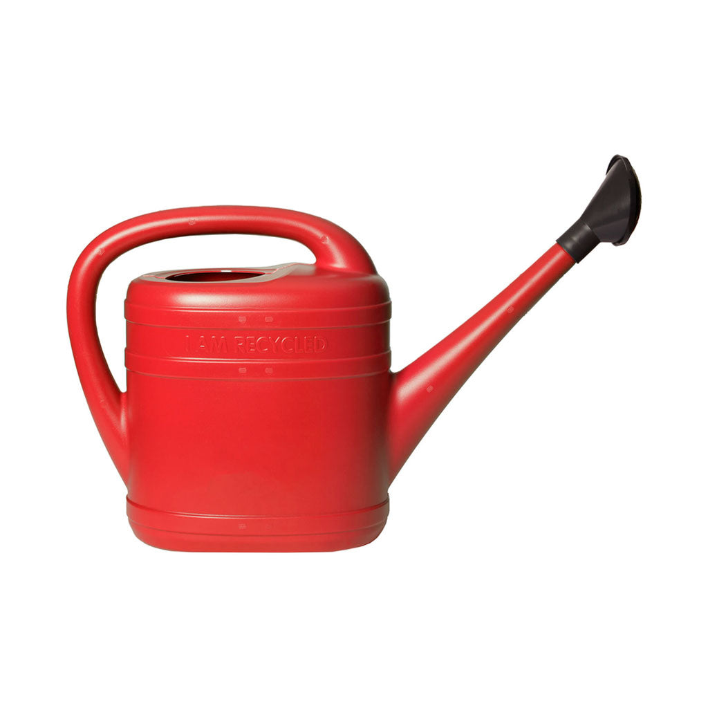 garden watering can 10l red