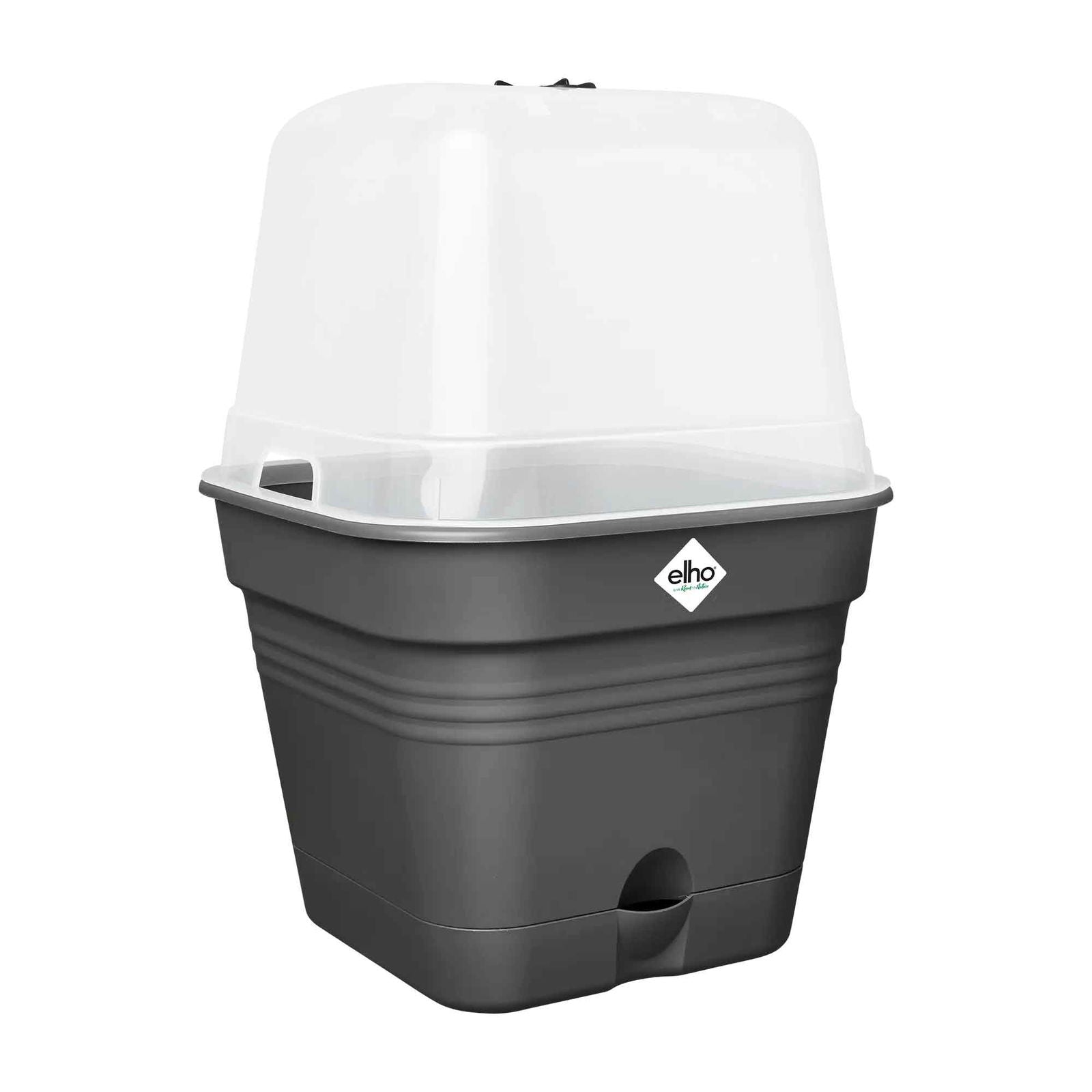 gb growpot square allin1 25 living black
