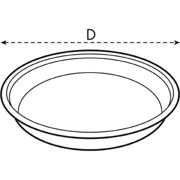 uni-saucer round 25 transparent