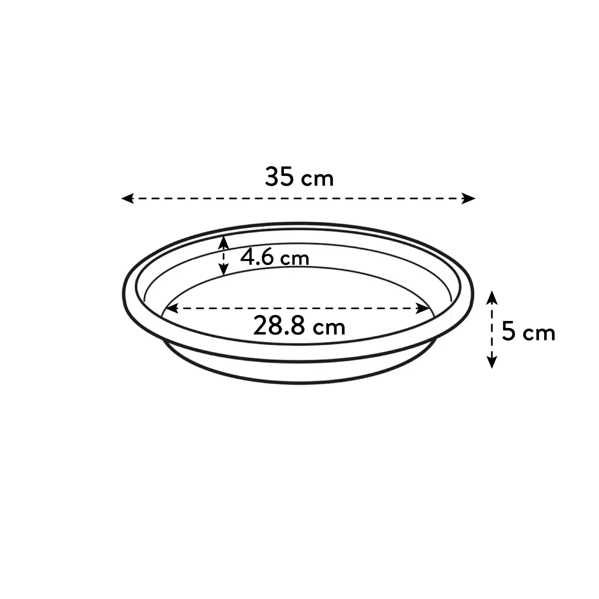 universal saucer round 35 terra