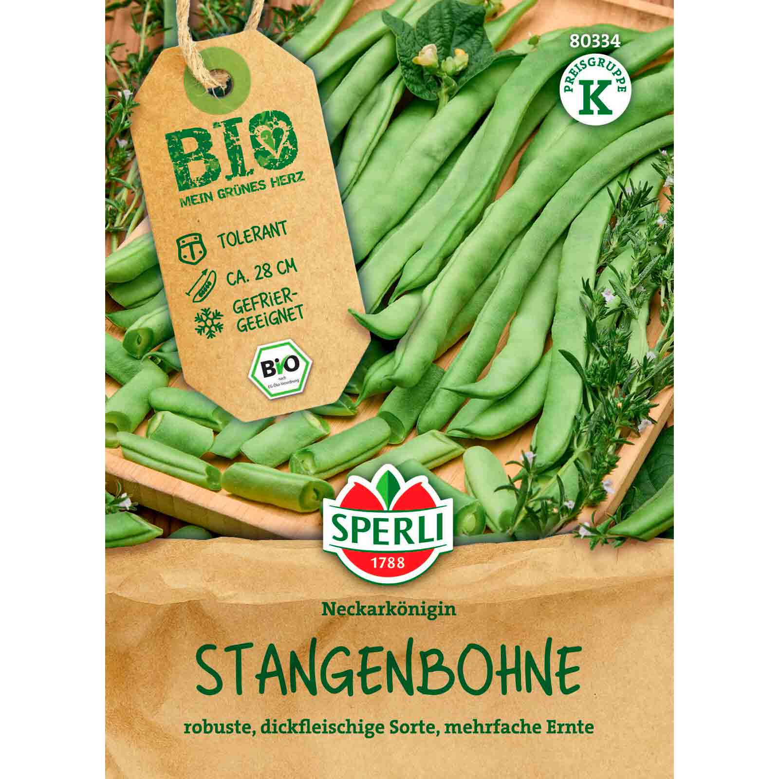 BIO Stangenbohne Neckarkönigin