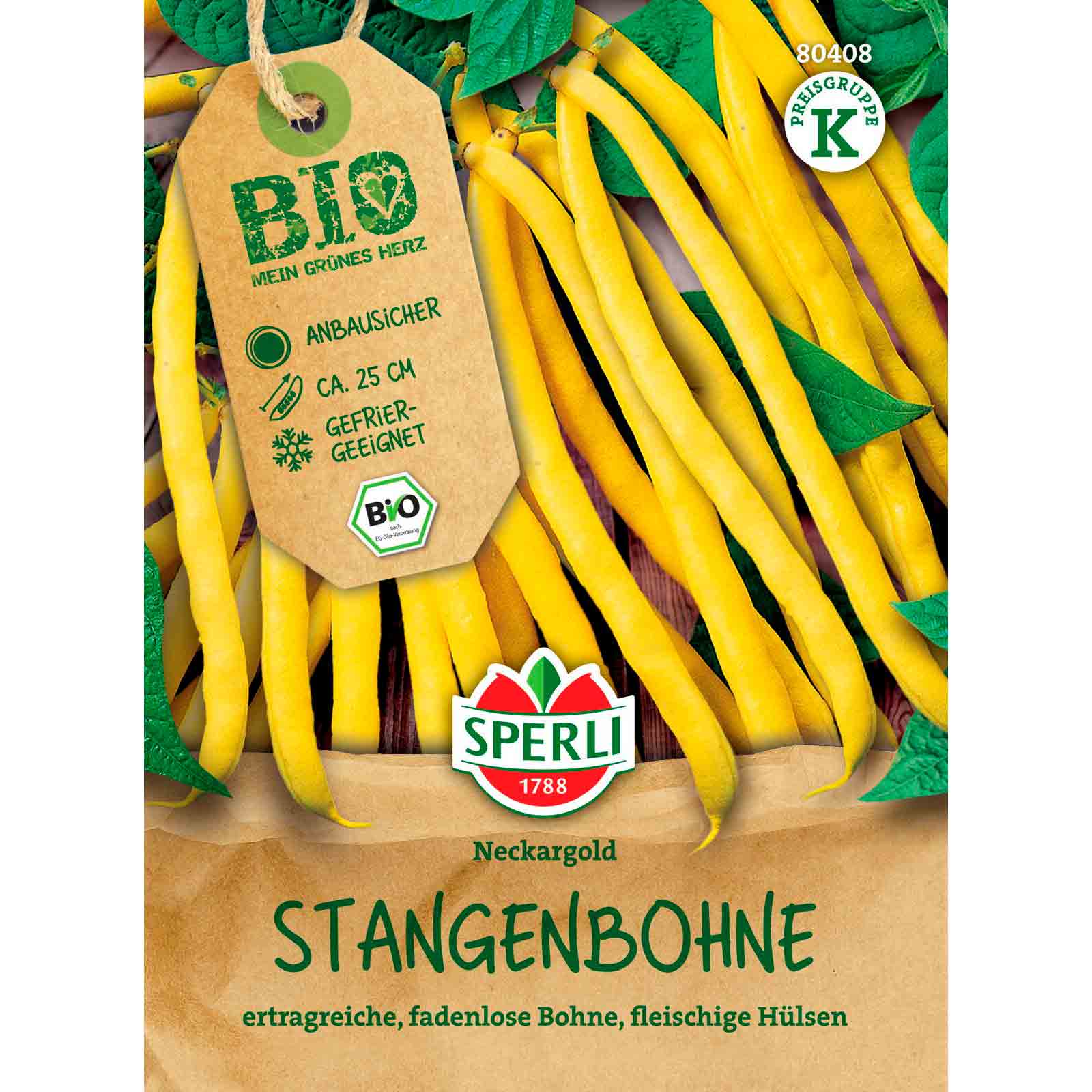 BIO Stangenbohne Neckargold