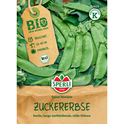 BIO Zuckererbse Sweet Horizon