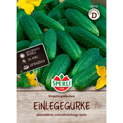 Inlagd gurka Vorgebirgstrauben