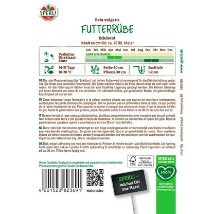 Futterrübe Eckdorot