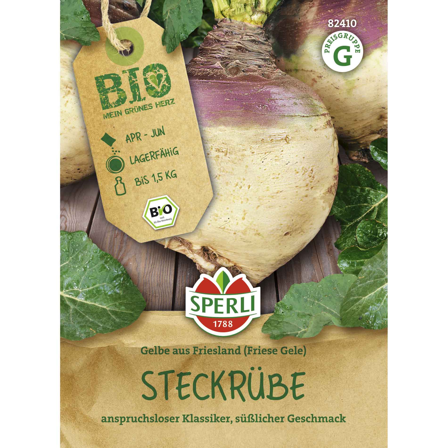 Turnip seeds - Organic Steckrübe