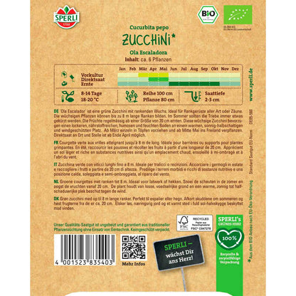 BIO Kletterzucchini Ola Escaladora