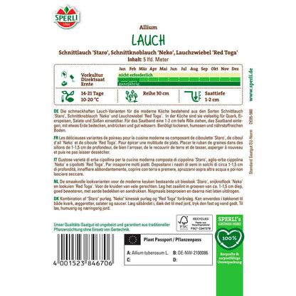 Lauch Kombination, Saatband