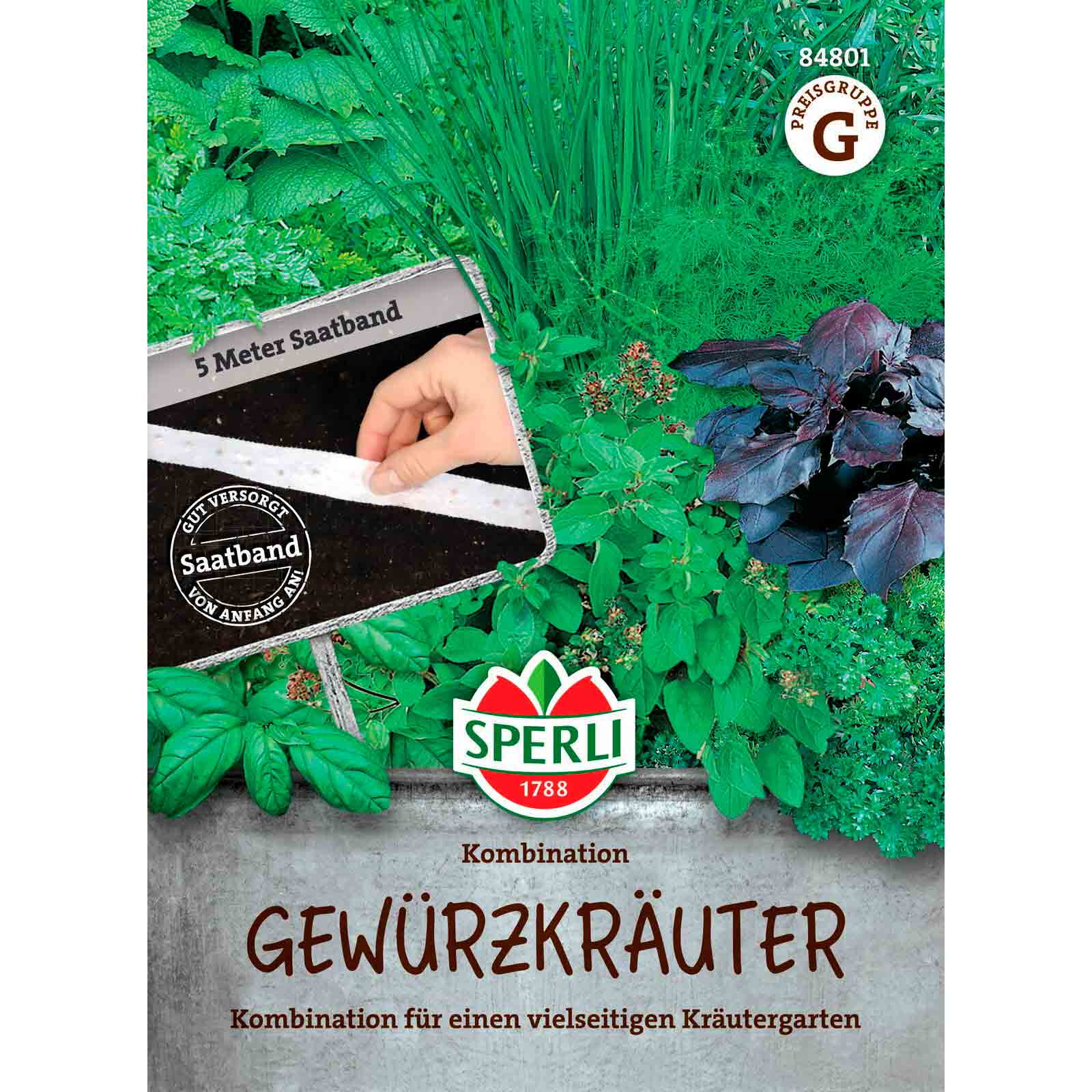 Gewürzkräuter Kombination, Saatband