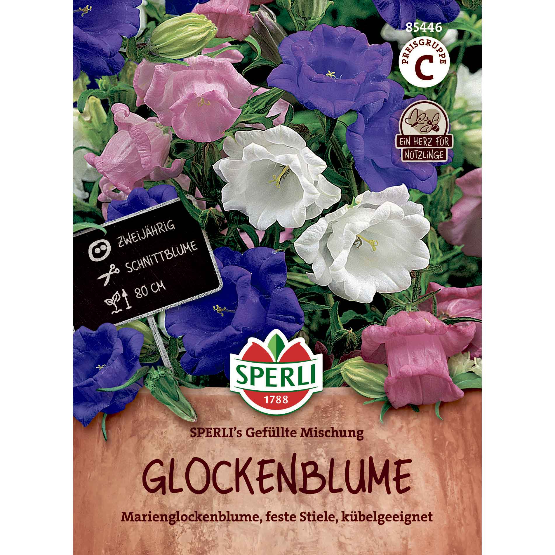 Farvede Roser Marieklokke - SPERLI's Gefüllte Mischung