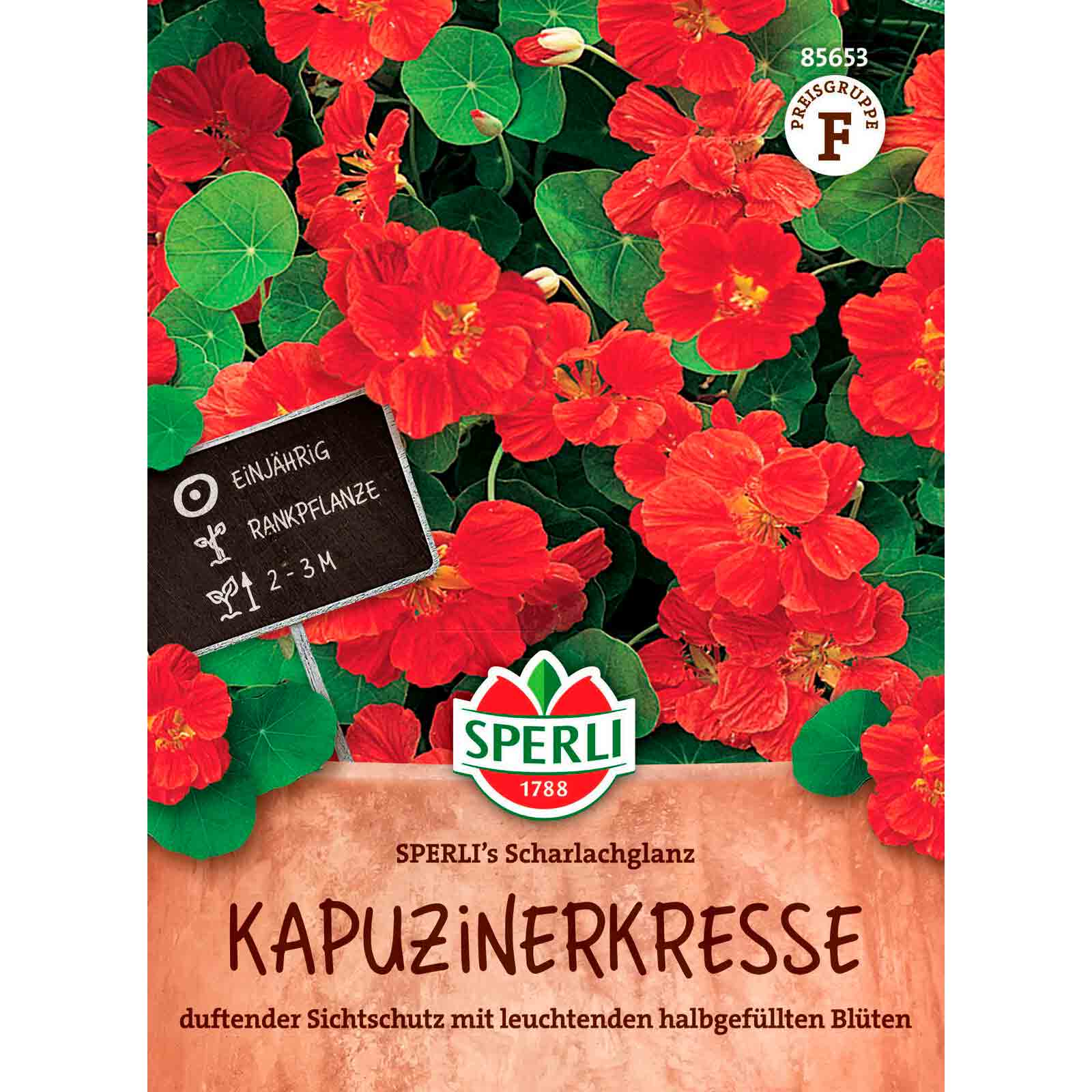 Kapuzinerkresse SPERLI's Scharlachglanz