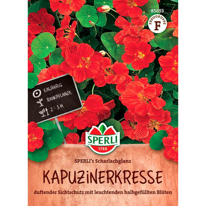 Kapuzinerkresse SPERLI's Scharlachglanz