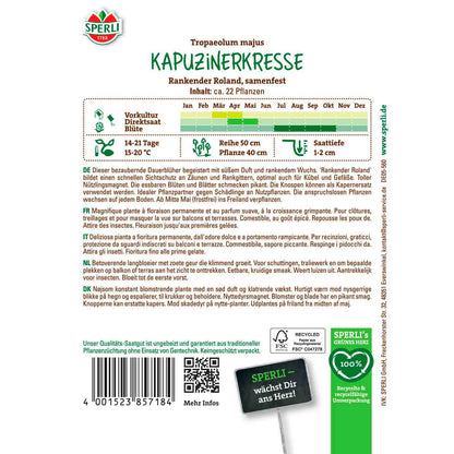 Kapuzinerkresse Rankender Roland