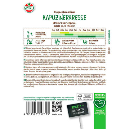 Kapuzinerkresse SPERLI's Gartenjuwel