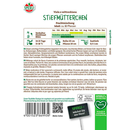 Stiefmütterchen Prachtmischung