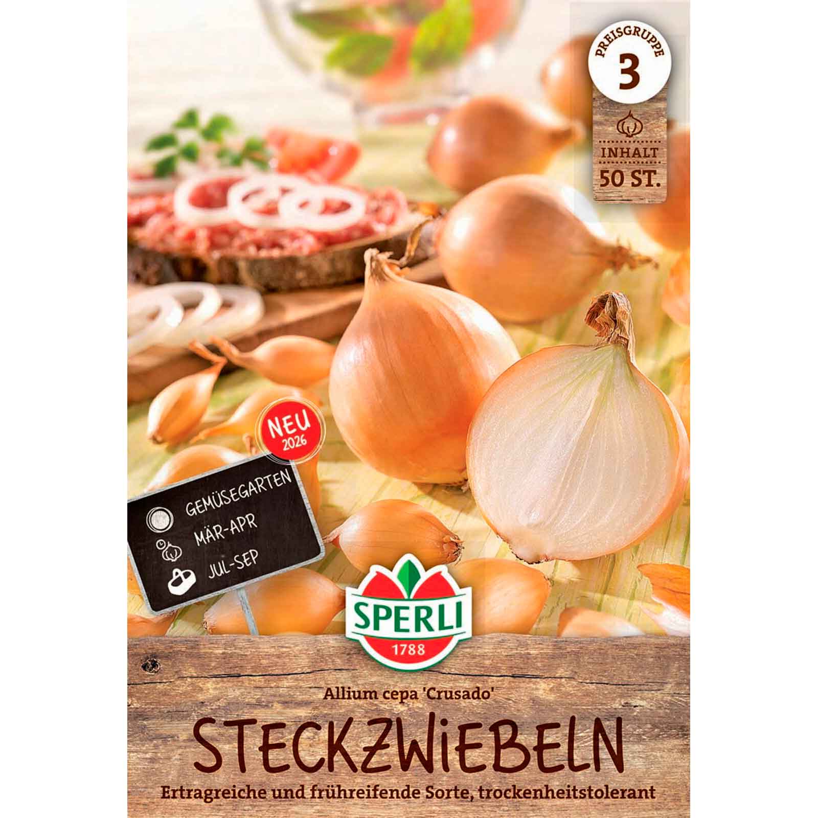 Gelbe Steckzwiebel Crusado