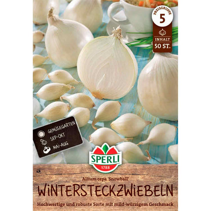Hvide vinterstikløg Snowball