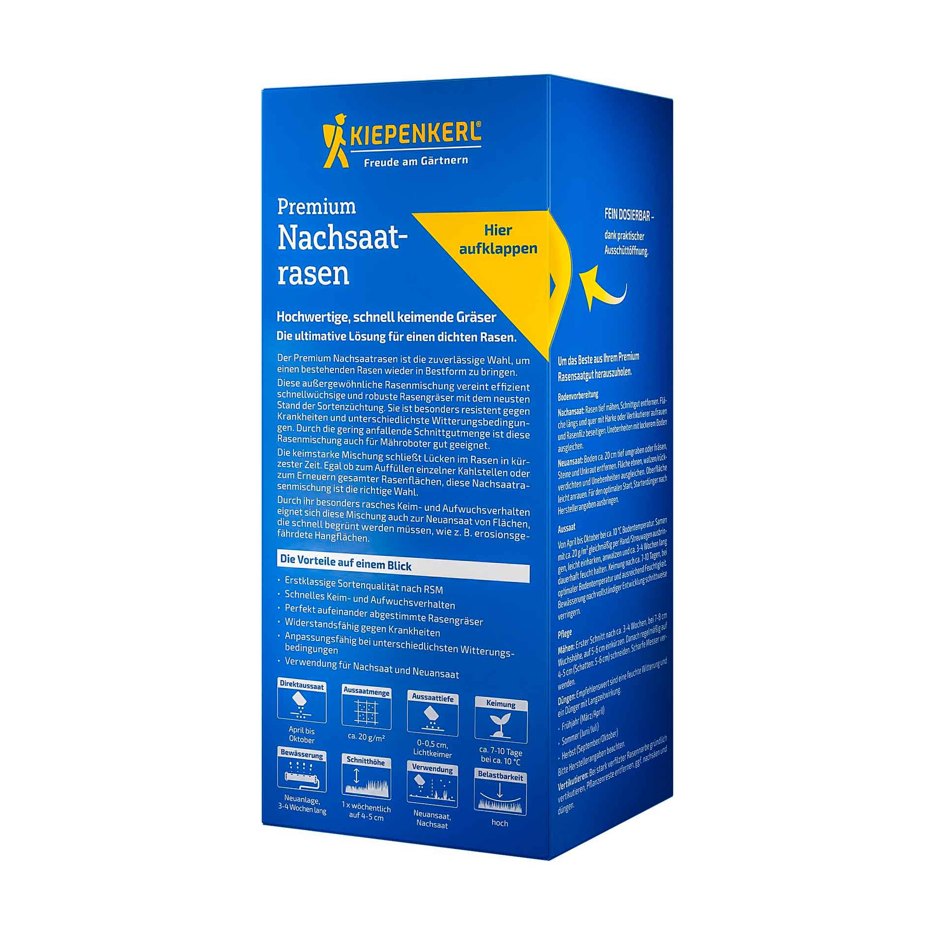 Profi-Line Premium Nachsaatrasen, 0,5 kg
